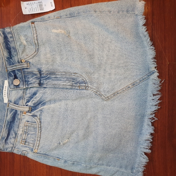 NWT PacSun light blue  Denim Mini Skirt SZ 23 - Picture 2 of 5